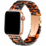 SmartWatcherz Műgyanta Apple Watch Szíj Havanna Barna - Rose Gold, 42, 44, 45, 49mm (90119-90134)