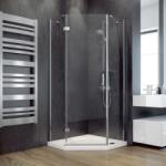 Besco VIVA ötszögletű zuhanykabin 90x90x195 cm jobbos (V5L-90-195-C)
