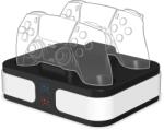 QWare Gaming Charging Dock, PlayStation 5®, DualSense, Dual Charging, Fekete-Fehér, Kontroller töltőállomás (PS5-5009)