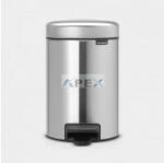 Merida Hulladékgyűjtő, 3L, rozsdamentes, szálcsiszolt, lábpedálos