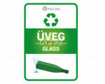 Merida Szelektív hulladékgyűjtő matrica, ÜVEG