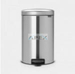 Merida Hulladékgyűjtő, 20L, rozsdamentes, szálcsiszolt, lábpedálos