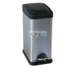 Merida Hulladékgyűjtő 15L rozsdamentes, szálcsiszolt lábpedálos