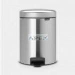 Merida Hulladékgyűjtő, 5L, rozsdamentes, szálcsiszolt, lábpedálos - webmuszaki - 19 090 Ft