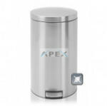 Merida Hulladékgyűjtő, 45L, rozsdamentes, szálcsiszolt, lábpedálos