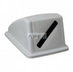 Merida Fedél K60 szelektív hulladékgyűjtőhöz, szürke, papírhulladékhoz