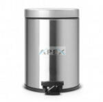 Merida Hulladékgyűjtő, 5L, rozsdamentes, szálcsiszolt, lábpedálos - webmuszaki - 10 790 Ft