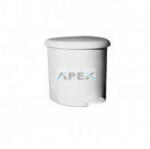 Merida Hulladékgyűjtő 6L műanyag FEHÉR, lábpedálos