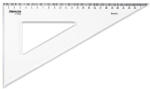  Vonalzó ARISTO College háromszög 60 fokos 25 cm