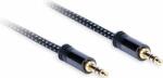 Acoustique Quality Premium PA40007 0, 75 m Alb-Negru Hi-Fi AUX cablu (PA40007)