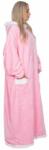 Springos Pulover cu pătură foarte lungă, roz (HA7329) Patura