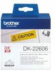 Brother P-Touch DK-22606 folie galbena de lungime continua 62mm x 15.24m (DK22606)