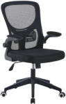 Timeless Tools Ergonomikus irodai szék felhajtható könyöktámasszal - fekete
