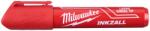 Milwaukee L inkzall jelölő filc - 1 db, piros | 4932471556 (4932471556)