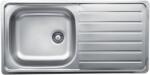 Evido Typon XL 6S rozsdamentes mosogató, egymedence, csepegtető, 100 x 50 cm, 3 1/2" lef. , natúr (EC105838) - butorkellek