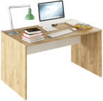 TEMPO KONDELA PC asztal, artisan tölgy/fehér, RIOMA TYP 11 - smartbutor