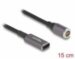 Delock Adaptor de incarcare laptop USB type C la conector magnetic 15cm 60W, Delock 80781 (80781)
