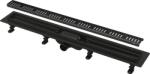 Alcadrain ЛИНЕЕН СИФОН ф40, метална решетка LINE, черен мат, 950mm (APZ10BLACK-950)