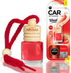 Aroma Car , Illatosító, Wood, Strawberry, 6 ml