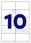 Bluering Etikett címke, 105x57mm, 100 lap, 10 címke/lap Bluering® - argentumshop