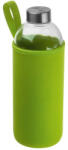 M-Collection Üveg ivópalack neoprén tokban, 1000 ml, Világos Zöld