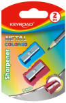  Hegyező 1 lyukú fém 2 db/bliszter Keyroad Metal Colourful vegyes színek (COR38386)