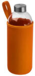 M-Collection Üveg ivópalack neoprén tokban, 1000 ml, Narancssárga