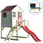 Wendi Toys My Lodge с платформа, пързалка + кухня