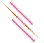 Oranjollie Pensula Manichiura cu 2 Capete, Rose Gold, X28-3, Oranjollie