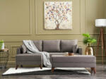 ASIR Set mobilier tapițat Bella Mini Corner Sofa Left - Brown Maro (825BLC2587)