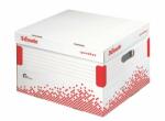 ESSELTE Archiválókonténer, L méret, újrahasznosított karton, ESSELTE Speedbox , fehér (623913) - treewell