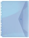 DONAU Irattartó tasak, A4, PP, patentos, lefűzhető, DONAU, kék (8540001PL-10) - treewell
