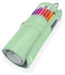 STAEDTLER Tűfilc készlet feltekerhető tolltartóban, 0, 3 mm, STAEDTLER Triplus® 334 , 20 különböző szín (334 PC20)
