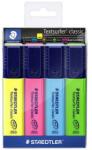 STAEDTLER Szövegkiemelő készlet, 1-5 mm, STAEDTLER Textsurfer Classic 364 , 4 különböző szín (364 WP4)