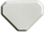  Önkiszolgáló tálca, háromszögletű, műanyag, éttermi, fehér-mákos, 47, 5x34 cm (1605MUA015) - treewell