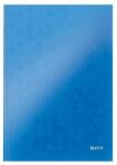 Leitz Beíró, A4, kockás, 80 lap, keményfedeles, LEITZ Wow , kék (46261036) - treewell