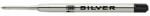 ICO Golyóstollbetét, 0, 8 mm, góliát, ICO Silver , fekete (9080009005)