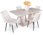  Kitty szék Prága asztallal - 4 személyes étkezőgarnitúra