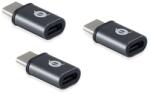 Conceptronic DONN05G USB-C - MicroUSB OTG Adapter, 3 db (DONN05G)