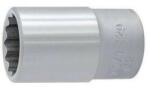 Unior Cap cheie tubulara, Unior, 1/2", cu 12 laturi, 20 mm (UN603822) Set capete bit, chei tubulare