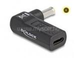 Delock Laptop töltőkábel adapter USB Type-C anya - Samsung 5, 5 x 3, 0 mm apa 90° fokban hajlított (DL60013) (DL60013)