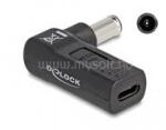 Delock Laptop töltőkábel adapter USB Type-C anya - Sony 6, 0 x 4, 3 mm apa 90° fokban hajlított (DL60014) (DL60014)