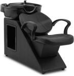 physa Hajmosó székkel - fejmosótál mérete: 600 x 450 x 150 mm - fekete (PHYSA ATRI BLACK)