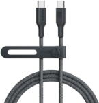 Anker Cablu alimentare si date Anker, USB Type-C (T) la USB Type-C (T), 1.8m 140W, invelis nylon bio, negru, "A80F6H11" (timbru verde 0.03 lei) - 0194644126629 (A80F6H11) - vexio