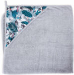 Ceba Baby Ceba fürdőlepedő kapucnis 100x100cm bulldog - babamarket