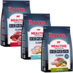 Rocco Rocco 10 % reducere! 3 x 1 kg Mealtime Hrană uscată câini - Mix 2: Vită, Rumen, Pește