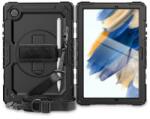 Tech-Protect Калъф с Дръжка за Samsung Tab A8 10.5, Tech-Protect Solid360 Case, Черен (9589046919565)
