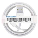 FORCELL USB Кабел за iPhone (Lightning) 1m HQ, Бял (Bulk) (5901737204356)