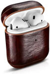 ICARER Кожен Калъф за Apple Airpods 2, iCarer Oil Wax Leather Case, Кафяв (WMAP011-CO)