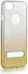 G-Case Блестящ Калъф с Поставка за iPhone SE 2022/2020 8/7, G-Case Shining Holder, Сребро/Розов (6923115107317)